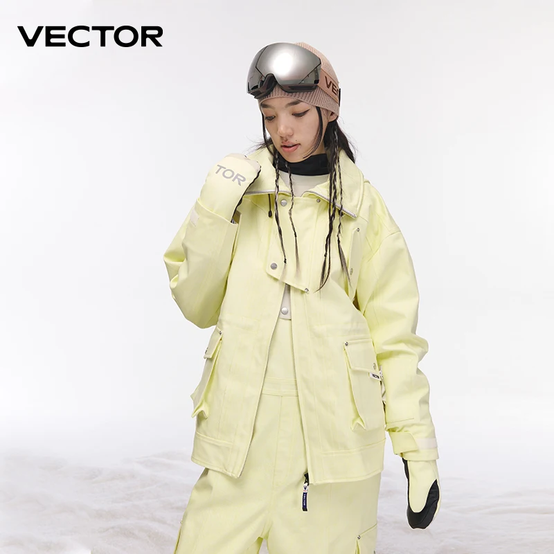 Women Fashion Vector - VECTOR Cowboy Ski Jacket Women Man