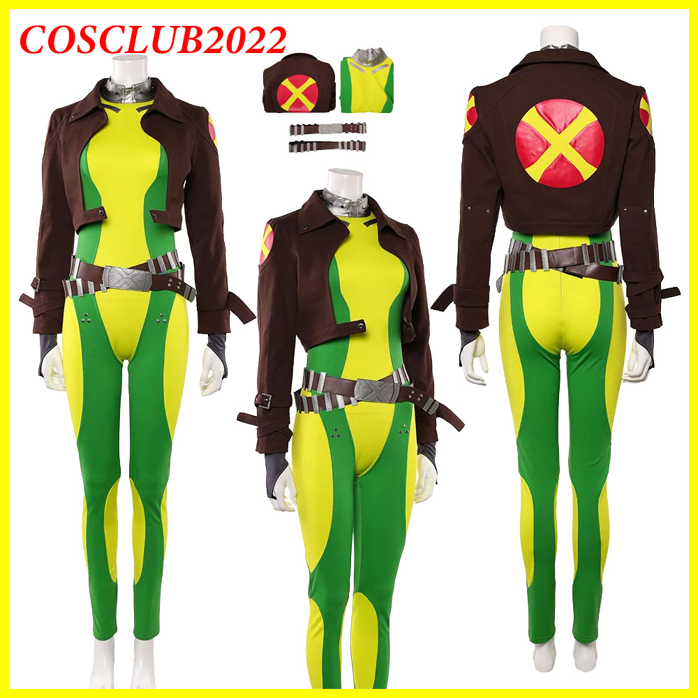 Women'S Fashion Leather Jacket - Fantasia Rogue Cosplay Costume Jumpsuit Jacket