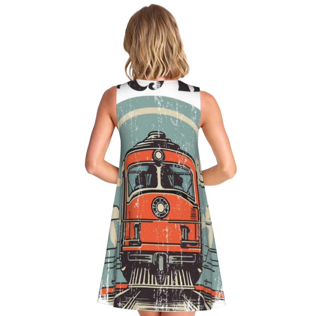 Vintage Train Vector Design Wo - Women Fashion Vector recension och pris