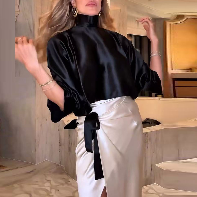 New Two Piece Set Elegant Turt - Turtleneck Bodysuit recension och pris