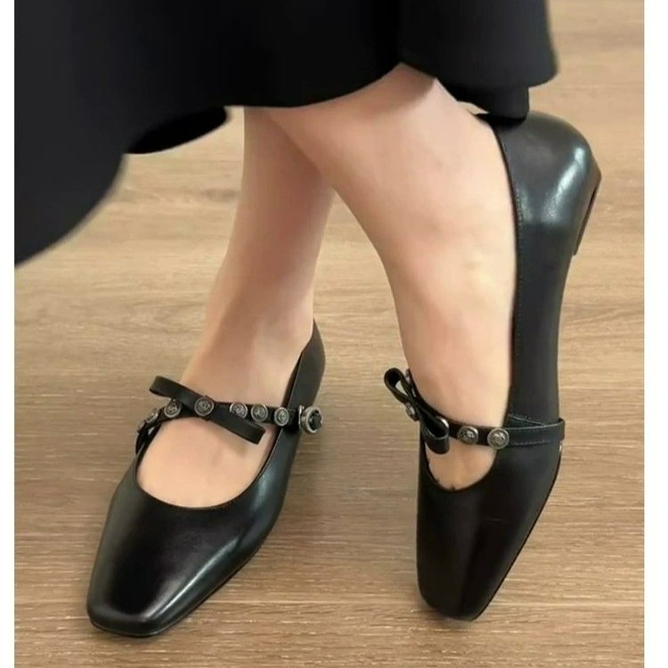 French-style Bow Square-toe Ch - Women'S Fashion Spring Summer 2026 recension och pris