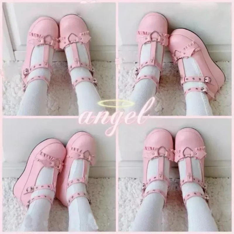 New Sweet Heart Buckle Wedges  - Women'S Fashion Day recension och pris