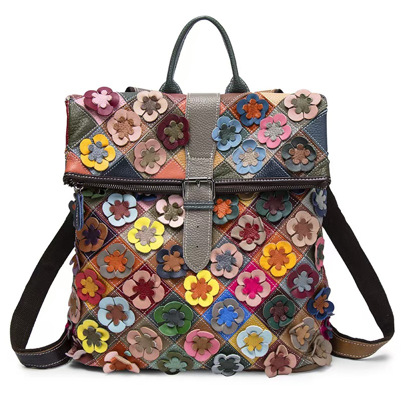 Vintage Women Genuine Leather  - Women'S Fashion Backpack recension och pris