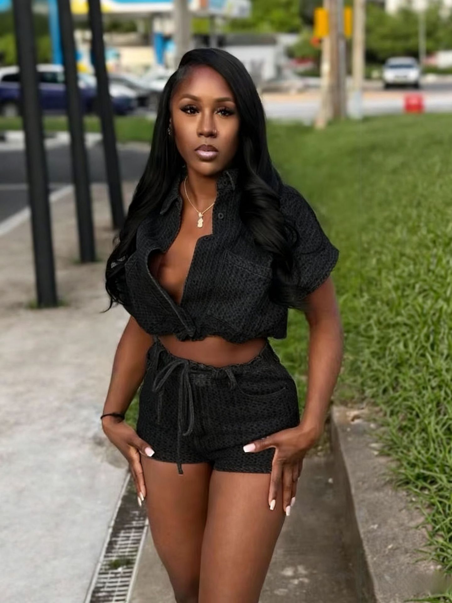Chic Summer 2 Piece Sets Denim - Women Fashion Vest recension och pris