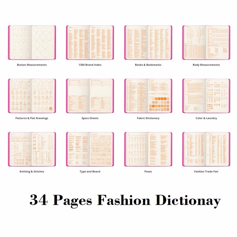 A5 Womens Sketchbook Cherry No - Women Fashion Figure Template recension och pris