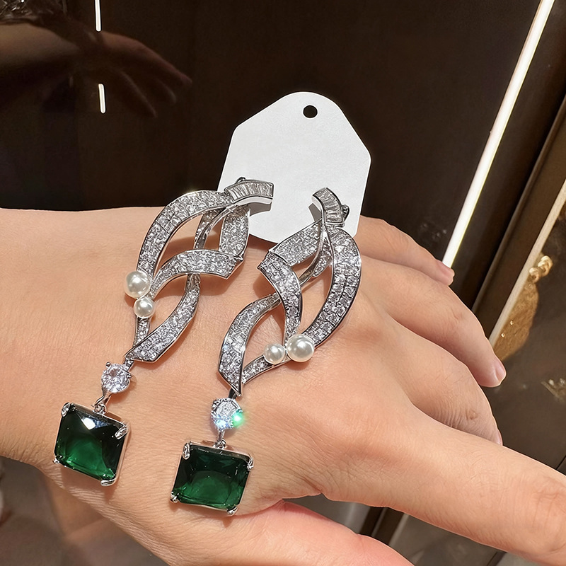 Retro Luxury Emerald Square Di - Women'S Fashion Magazines recension och pris