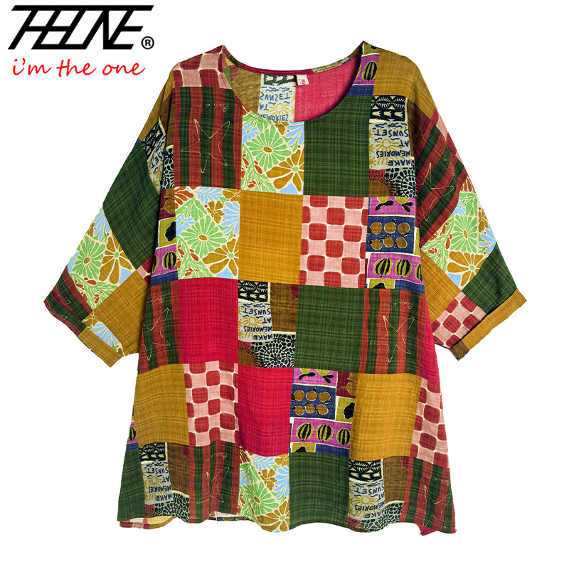 THHONE Women Shirts Print Loos - Women'S Fashion Essentials recension och pris