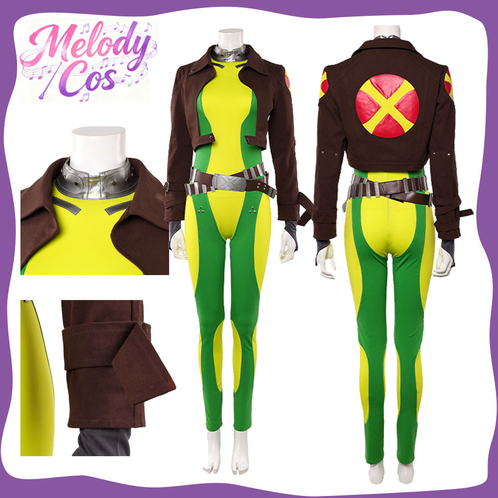 Adult Women Rogue Cosplay Cost - Women'S Fashion Leather Jacket recension och pris