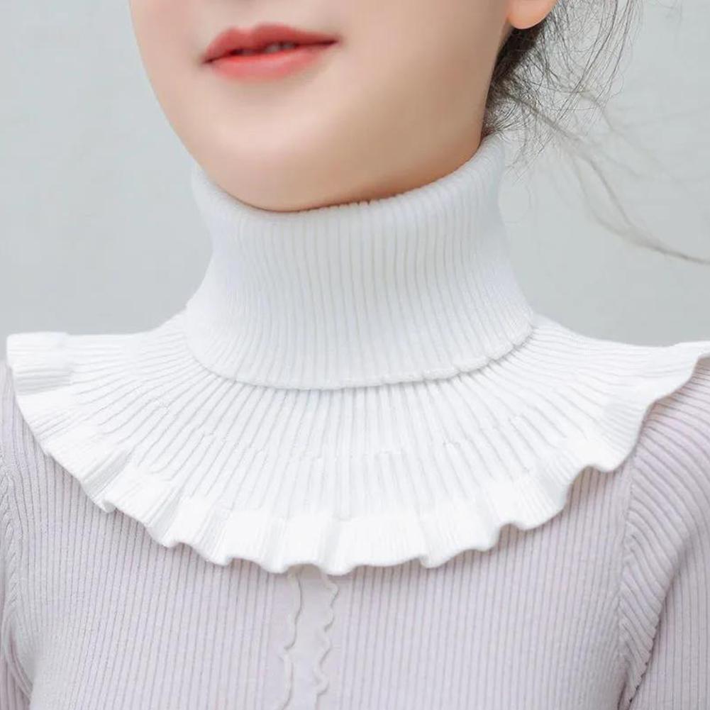 Warm Knitted Collar Scarf Wome - Turtleneck Bodysuit recension och pris