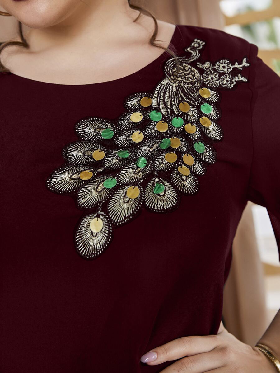 Plus Size Women's Embroidered  - Women'S Fashion Essentials recension och pris