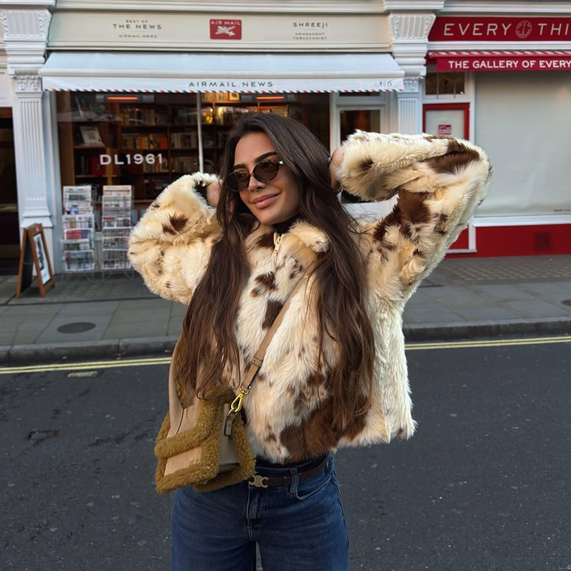 Chic Street Girls Cow Print Fu - Women Fashion Icon recension och pris