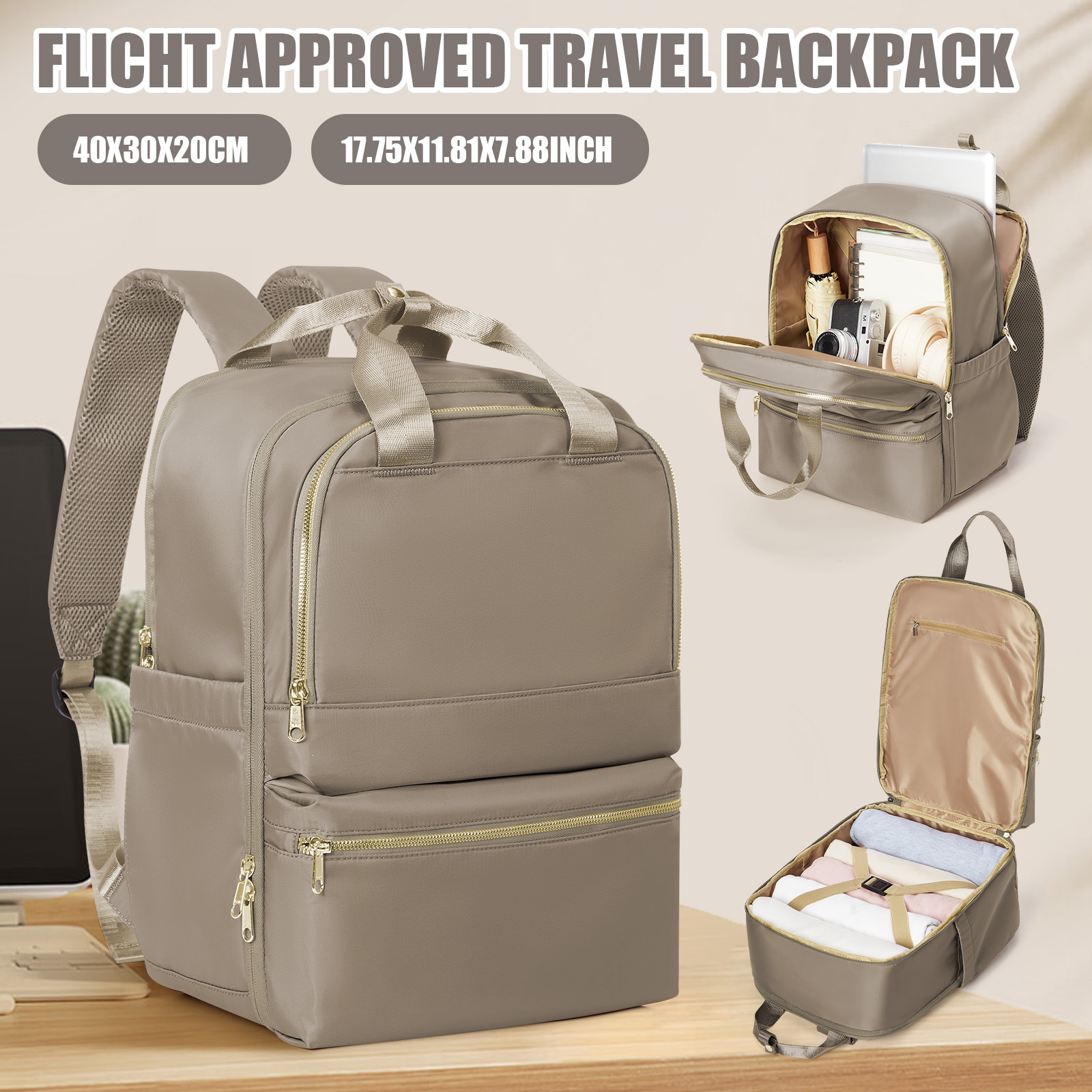 Ryanair 40x30x20 Travel Backpa - Women'S Fashion Backpack recension och pris