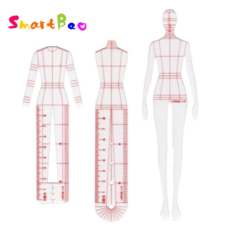Women Fashion Drawing Ruler Fi - Women Fashion Figure Template recension och pris