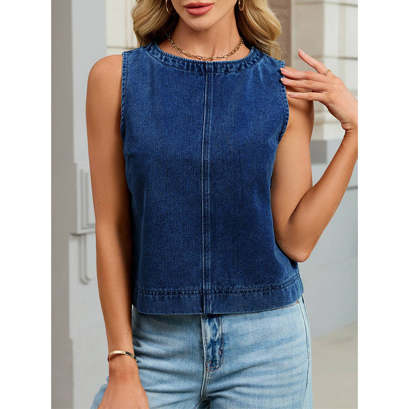 Benuynffy Casual Round Neck De - Women Fashion Vest recension och pris
