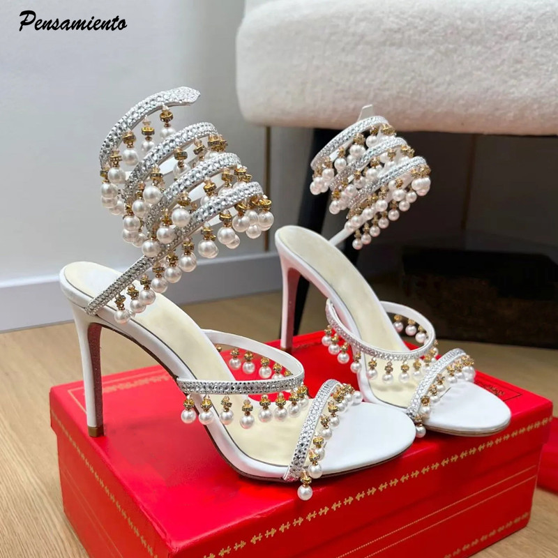 Luxury Rhinestones Pearls Tass - Women'S Fashion Q recension och pris