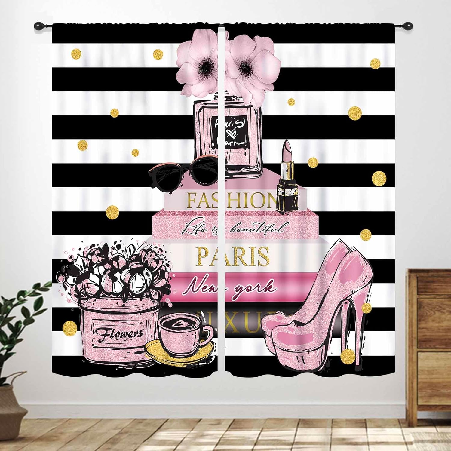 Pink Fashion Women Curtain for - Women'S Fashion Magazines recension och pris