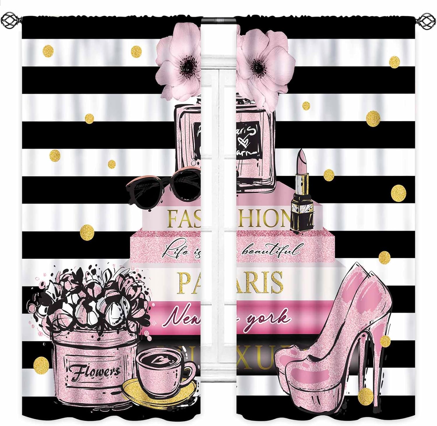 Pink Fashion Women Curtain for - Women'S Fashion Magazines recension och pris