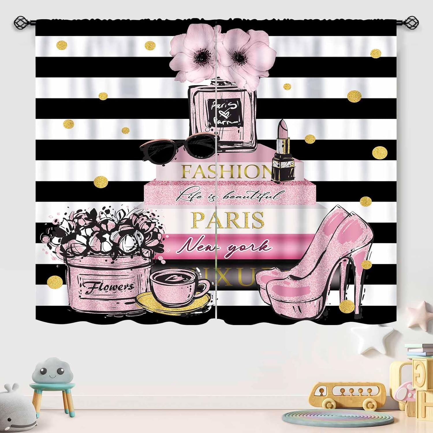 Pink Fashion Women Curtain for - Women'S Fashion Magazines recension och pris