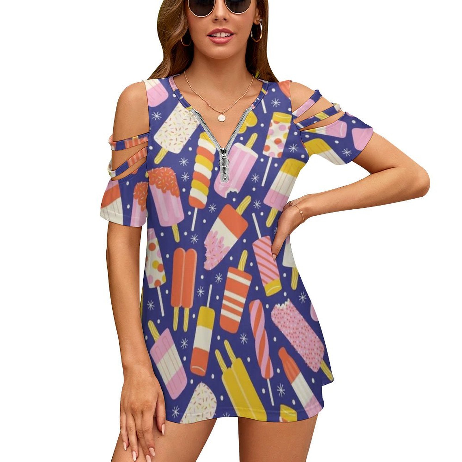 Popsicles New Fashion Zip Off  - Women Fashion Vector recension och pris