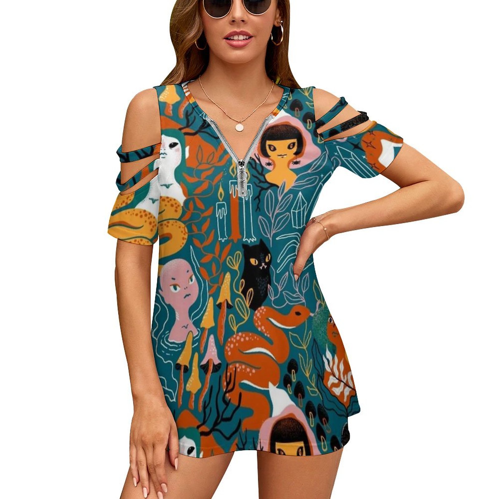 Coven. Witch Magic Sisters. Ne - Women Fashion Vector recension och pris