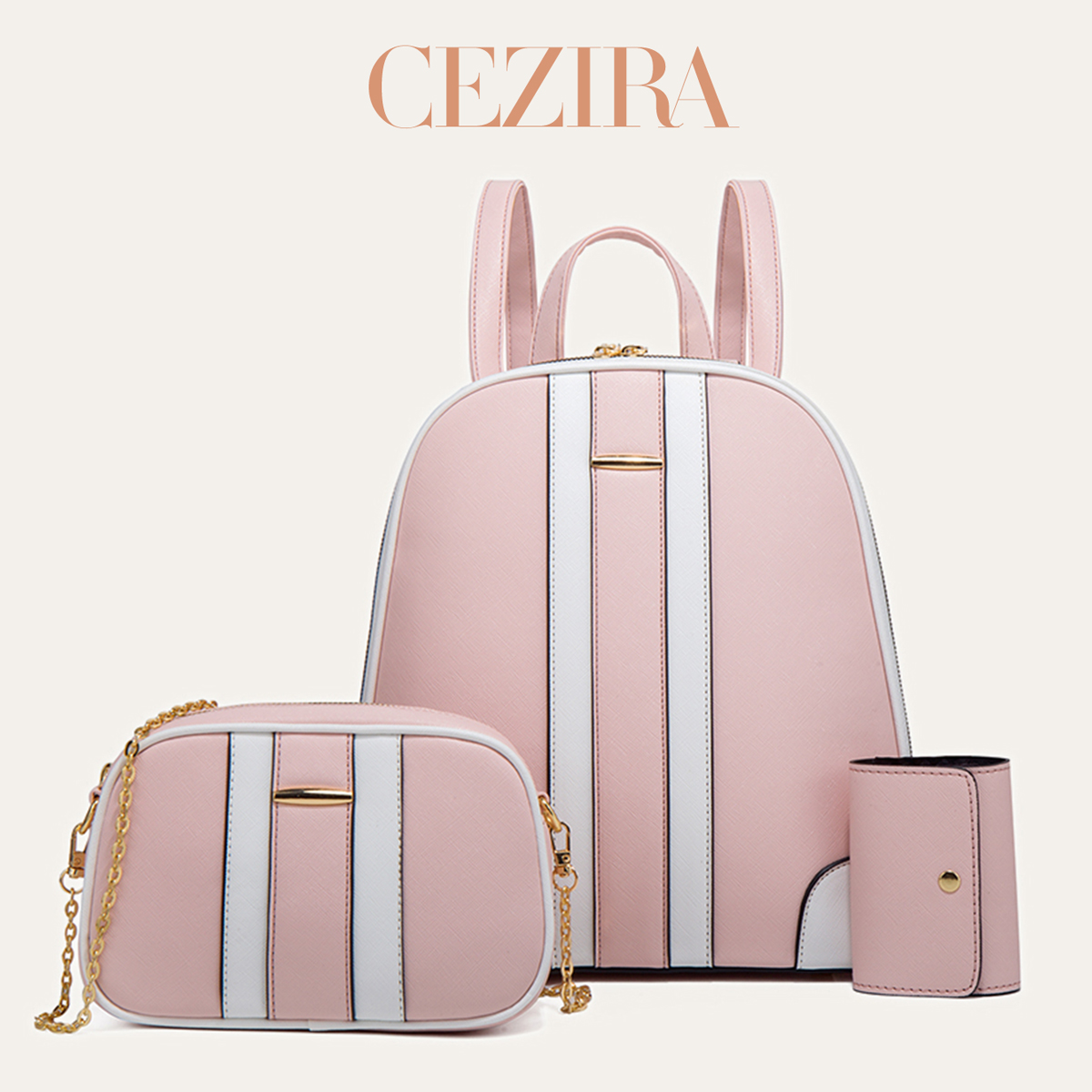 CR Fashion Stripes Patchwork B - Women'S Fashion Backpack recension och pris