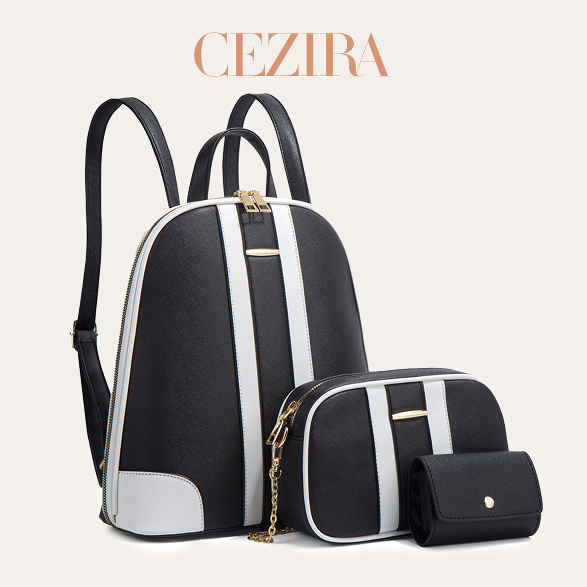 CR Fashion Stripes Patchwork B - Women'S Fashion Backpack recension och pris