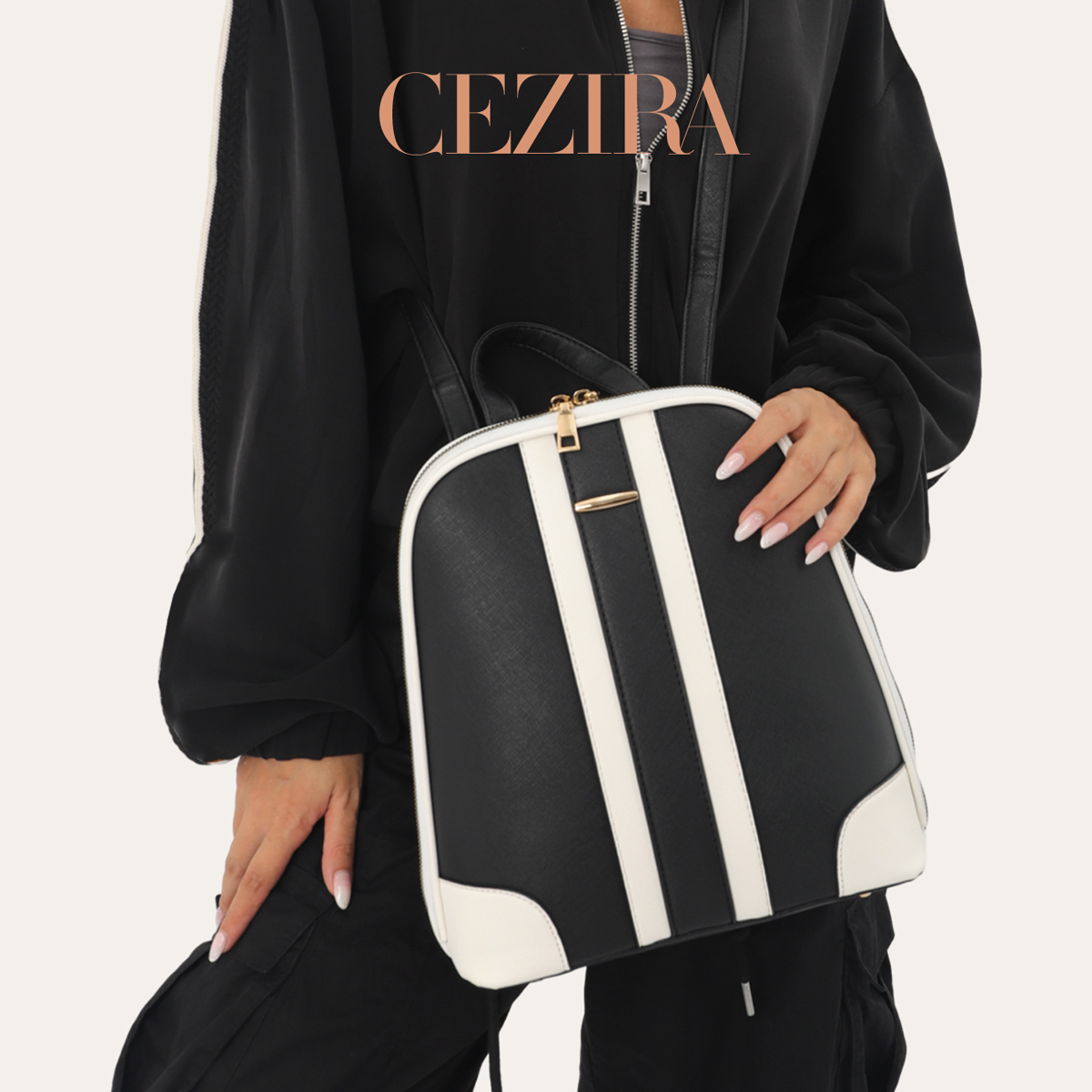 CR Fashion Stripes Patchwork B - Women'S Fashion Backpack recension och pris