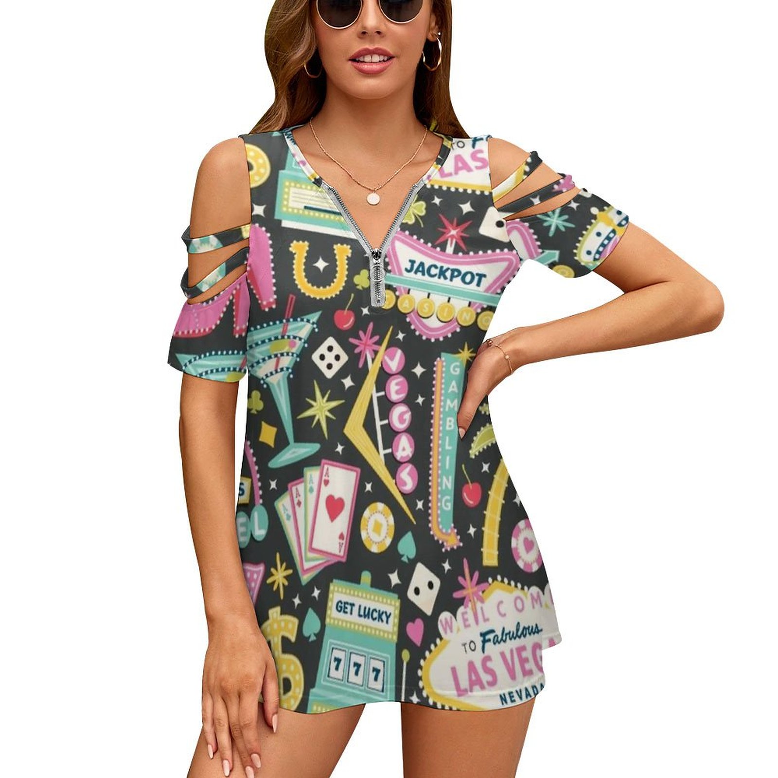 Viva Las Vegas Women's T-Shirt - Women Fashion Vector recension och pris