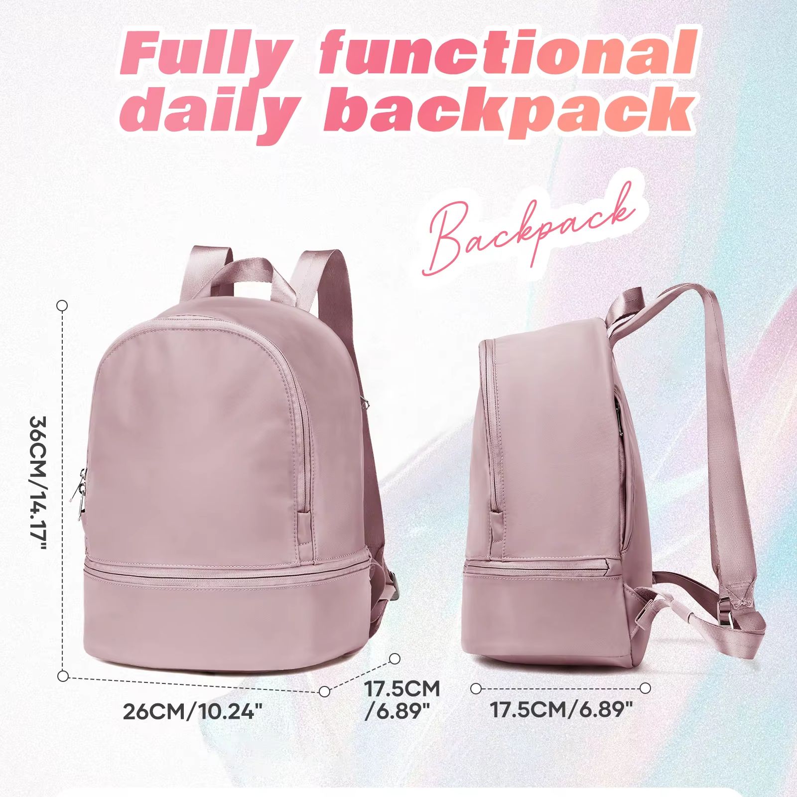 Bag For Women, Small Sports Ba - Women'S Fashion Backpack recension och pris