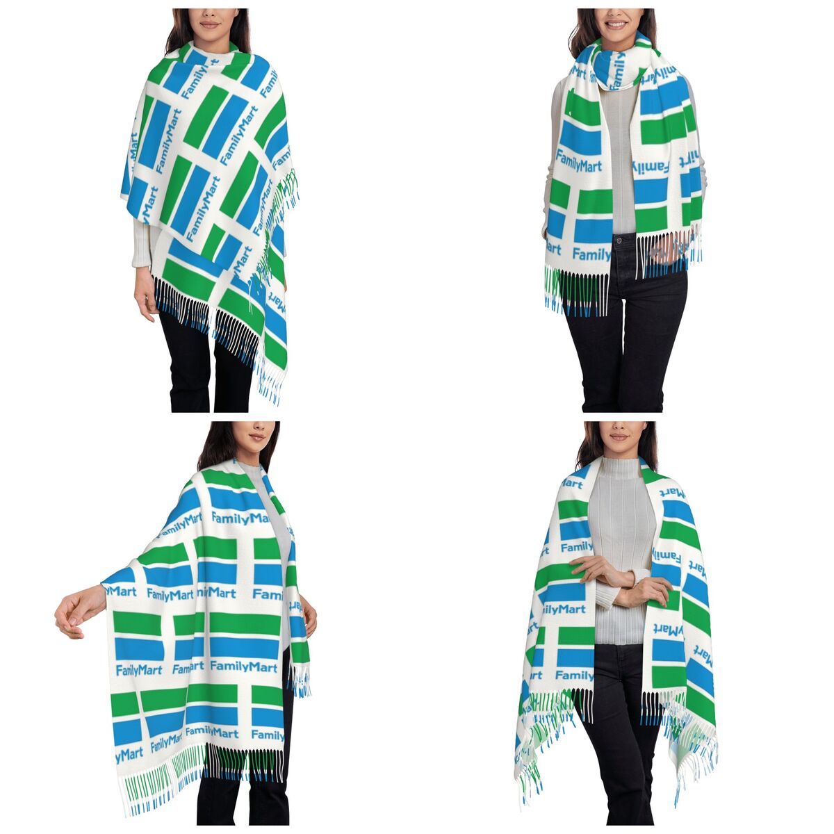Family Mart Scarf Tassel Scarv - Women'S Fashion Mart recension och pris
