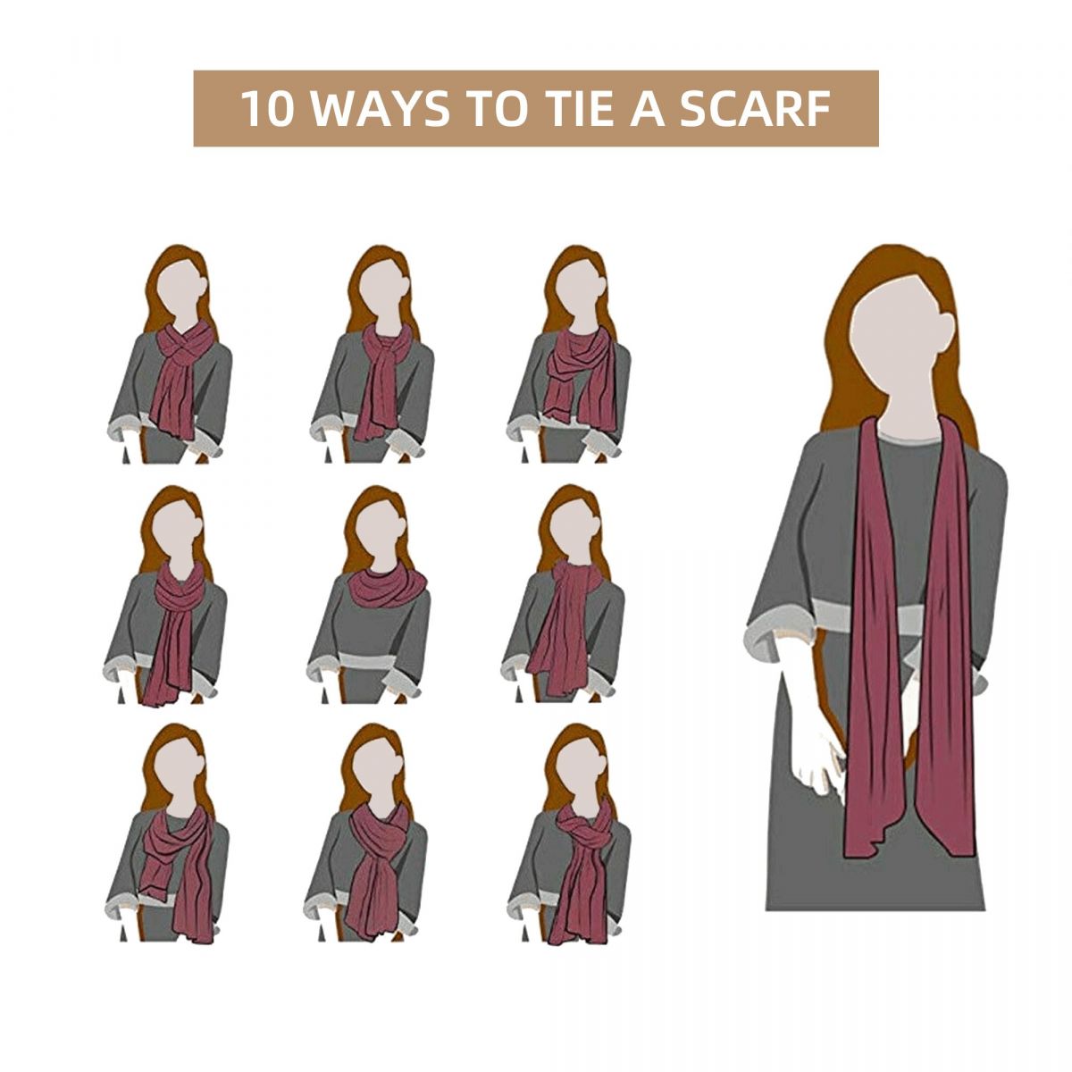 Family Mart Scarf Tassel Scarv - Women'S Fashion Mart recension och pris