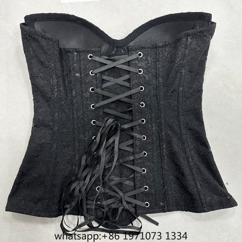 Women Lace Corset Bustier Over - Corset Top Boned recension och pris