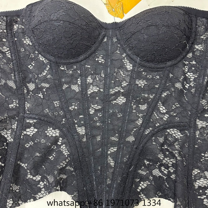 Women Lace Corset Bustier Over - Corset Top Boned recension och pris