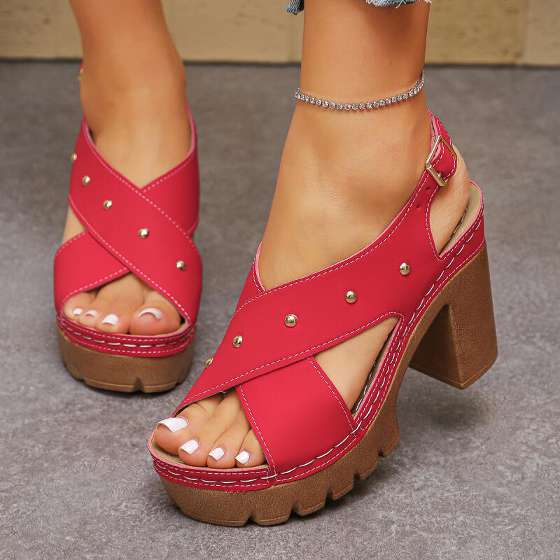 Vintage Super High Heel Cross  - Women'S Fashion Spring Summer 2026 recension och pris
