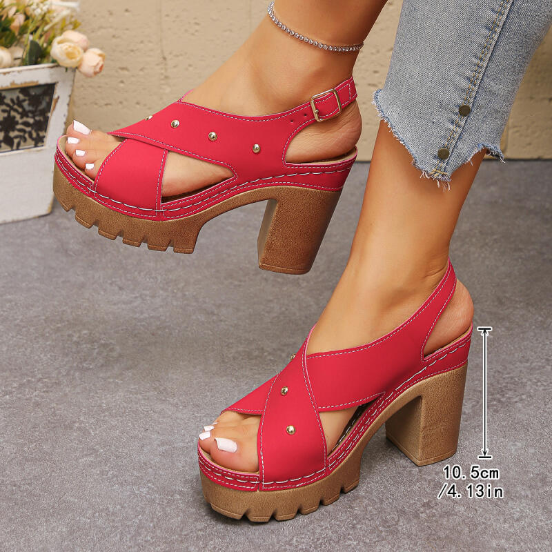 Vintage Super High Heel Cross  - Women'S Fashion Spring Summer 2026 recension och pris