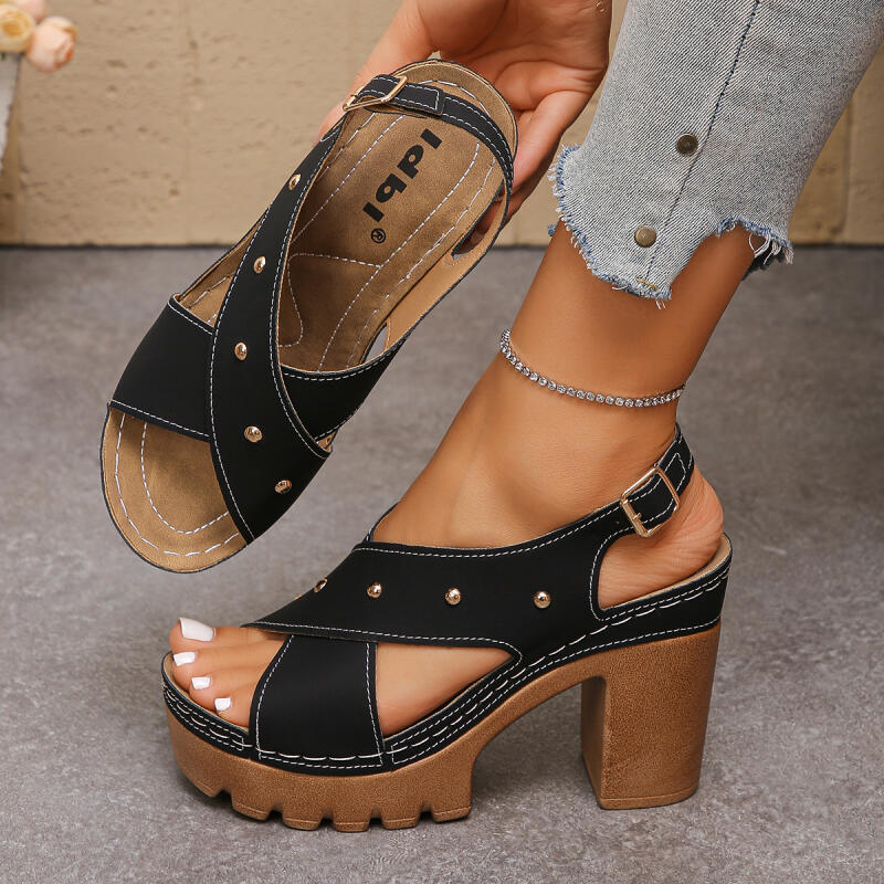Vintage Super High Heel Cross  - Women'S Fashion Spring Summer 2026 recension och pris
