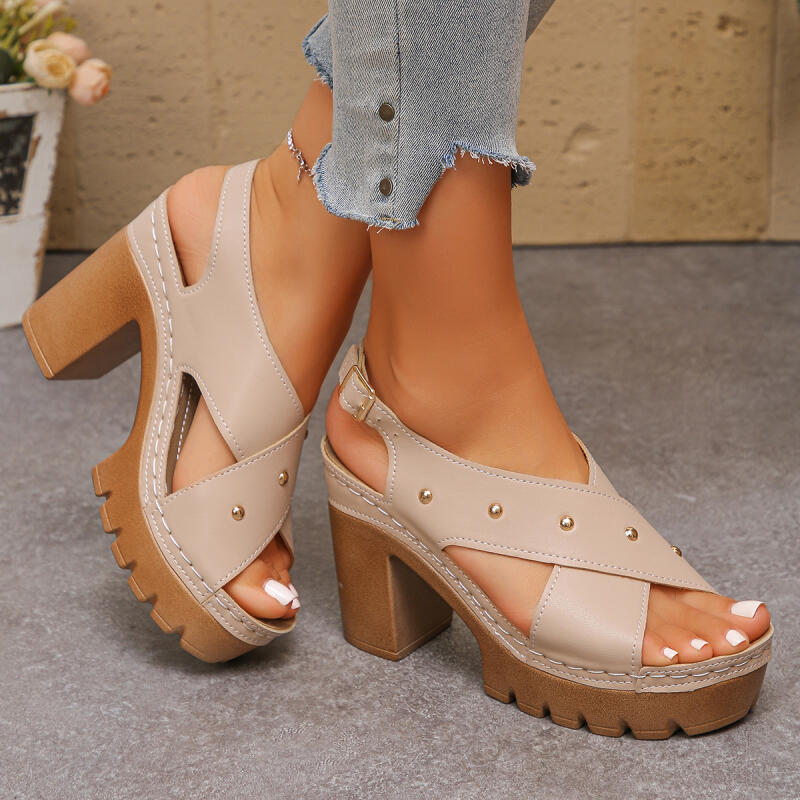 Vintage Super High Heel Cross  - Women'S Fashion Spring Summer 2026 recension och pris