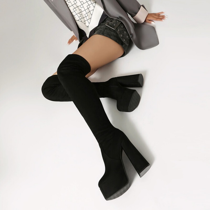 14cm Square Heel Waterproof Pl - Women'S Fashion Magazines recension och pris