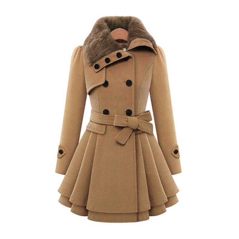Winter Slim Long Wool Sherpa C - Sherpa Coat Women recension och pris