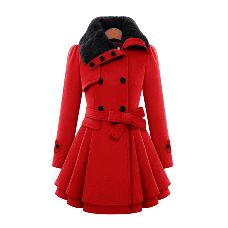 Winter Slim Long Wool Sherpa C - Sherpa Coat Women recension och pris