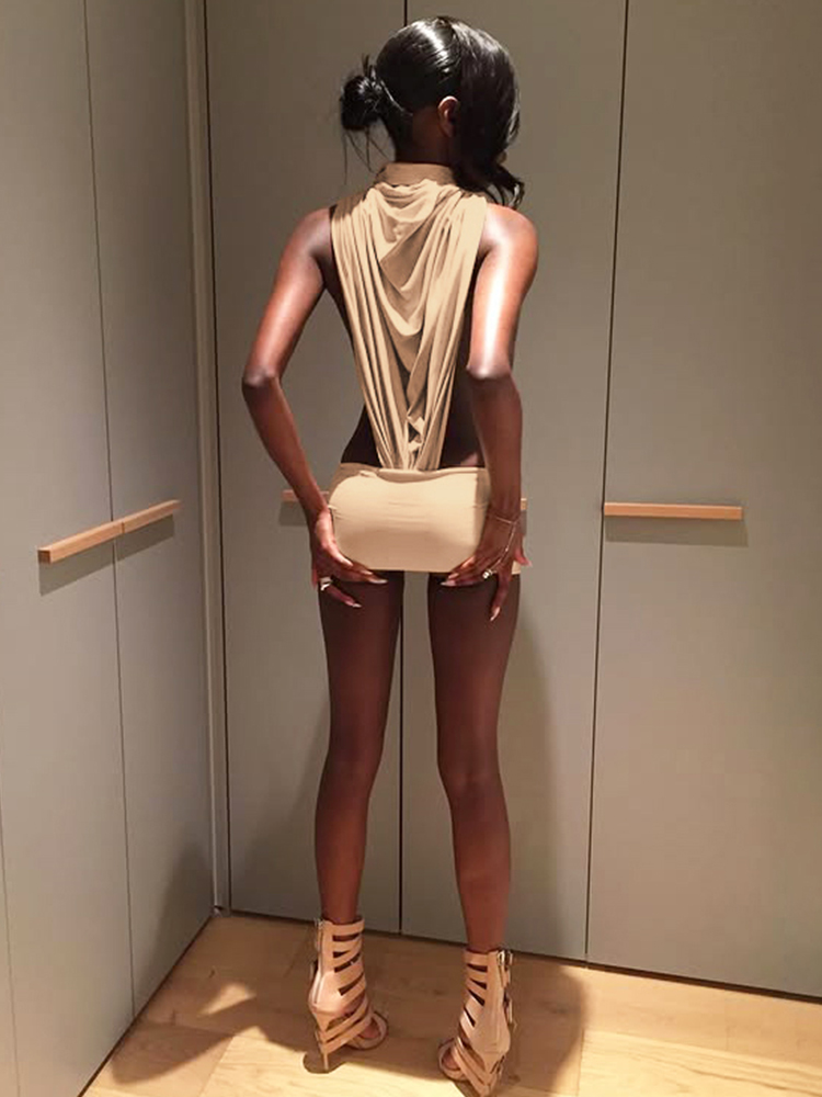 Weird Puss Sexy Side Hollow 2  - Turtleneck Bodysuit recension och pris
